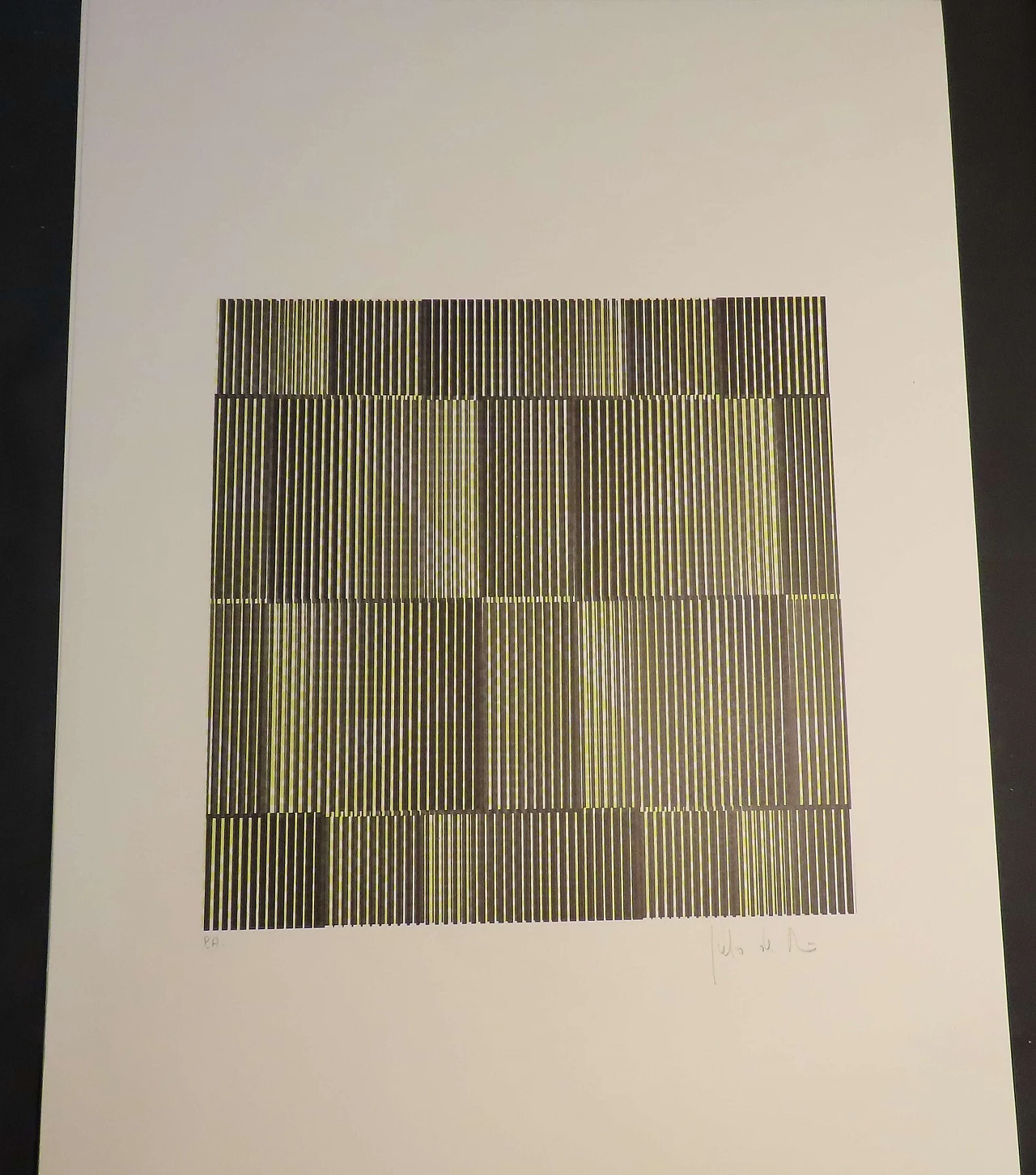 Julio de Dios, optical composition, lithography, 1979 4