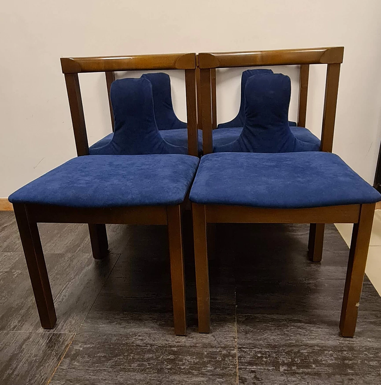 4 Chairs by Claudio Salocchi for Sormani, 1960s 2