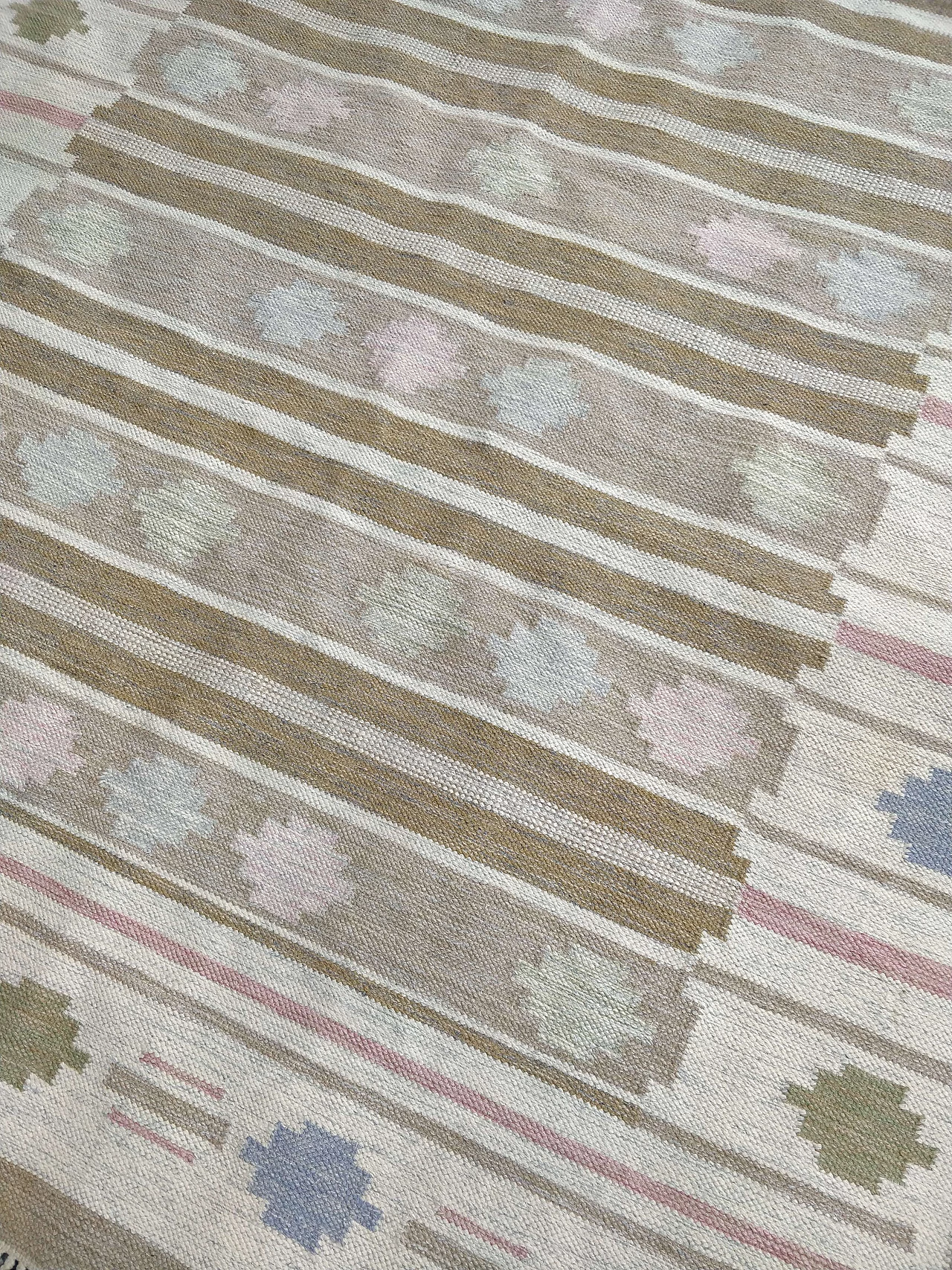 Kilim rug by Anna Johanna Ångström, 1960s 2