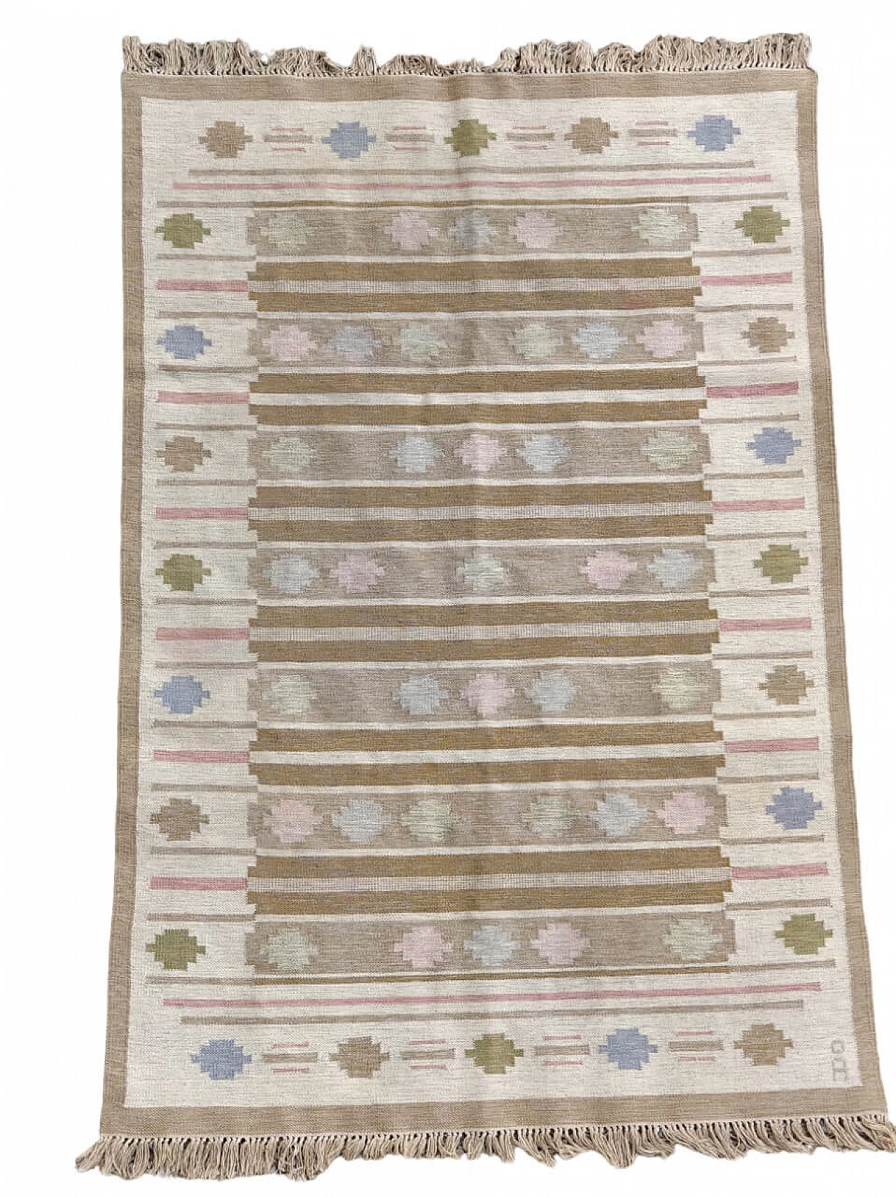 Kilim rug by Anna Johanna Ångström, 1960s 6