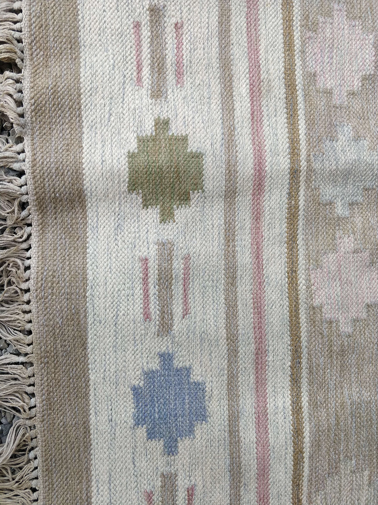 Kilim rug by Anna Johanna Ångström, 1960s 7