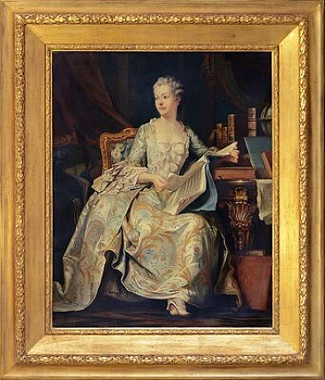 Angelo Granati, Portrait of a noblewoman, oil on canvas, 2000s