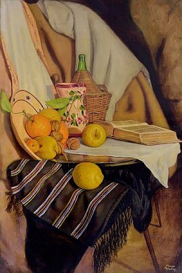 Maximilian Ciccone, Composizione, olio su tela, anni 2000