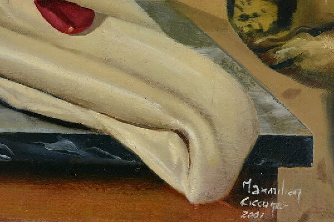 Maxmilian Ciccone, Composizione, dipinto a olio su tela, anni 2000 8