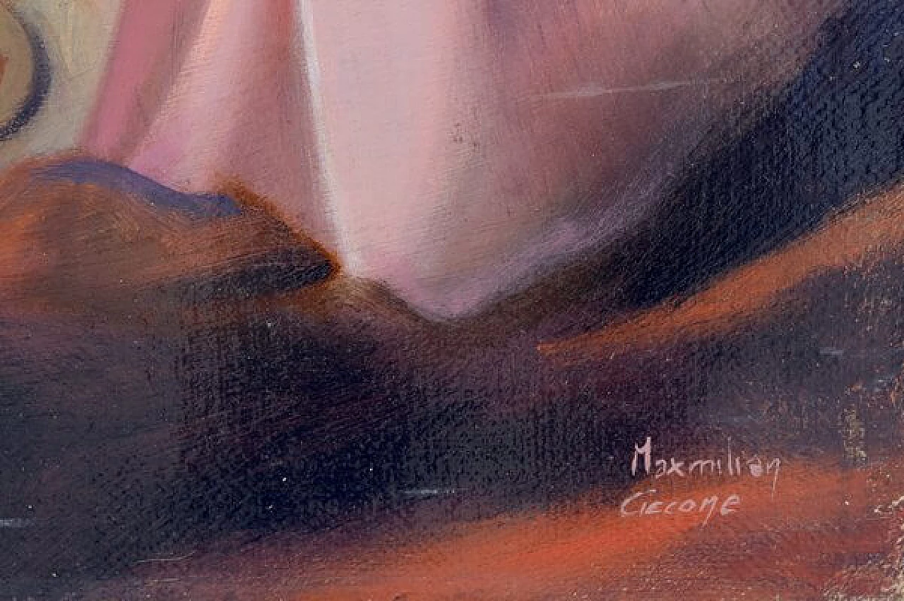 Massimiliano Ciccone, La lente e l'arte, olio su tela, anni 2000 5