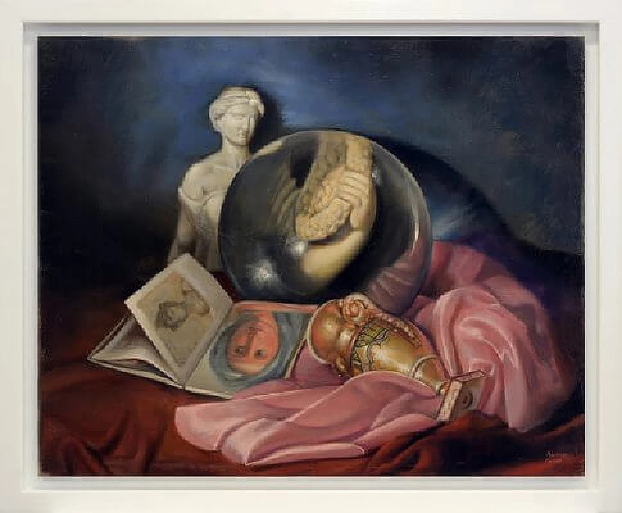 Massimiliano Ciccone, La lente e l'arte, olio su tela, anni 2000 6