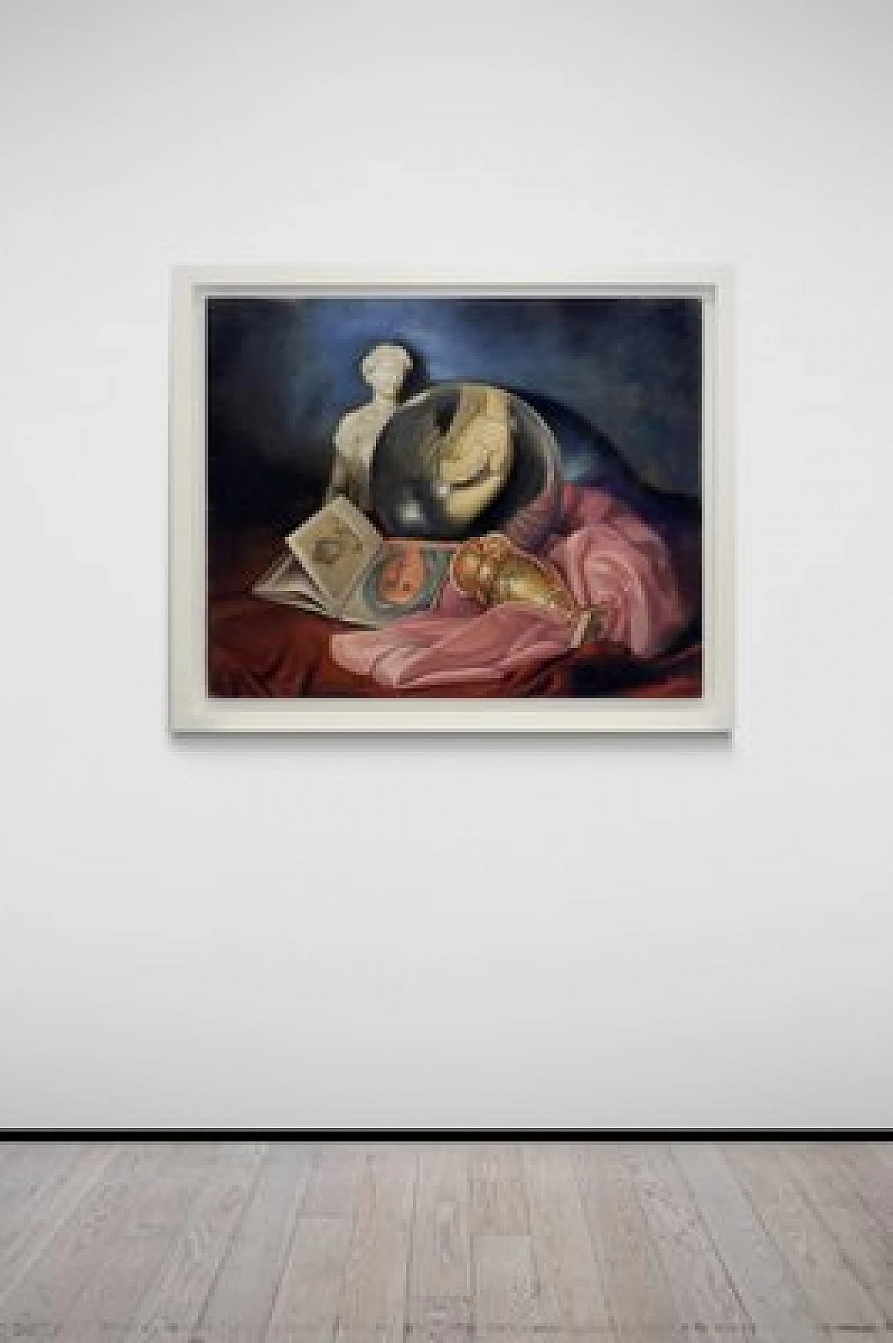 Massimiliano Ciccone, The lens and art, oil on canvas, 2000s 7