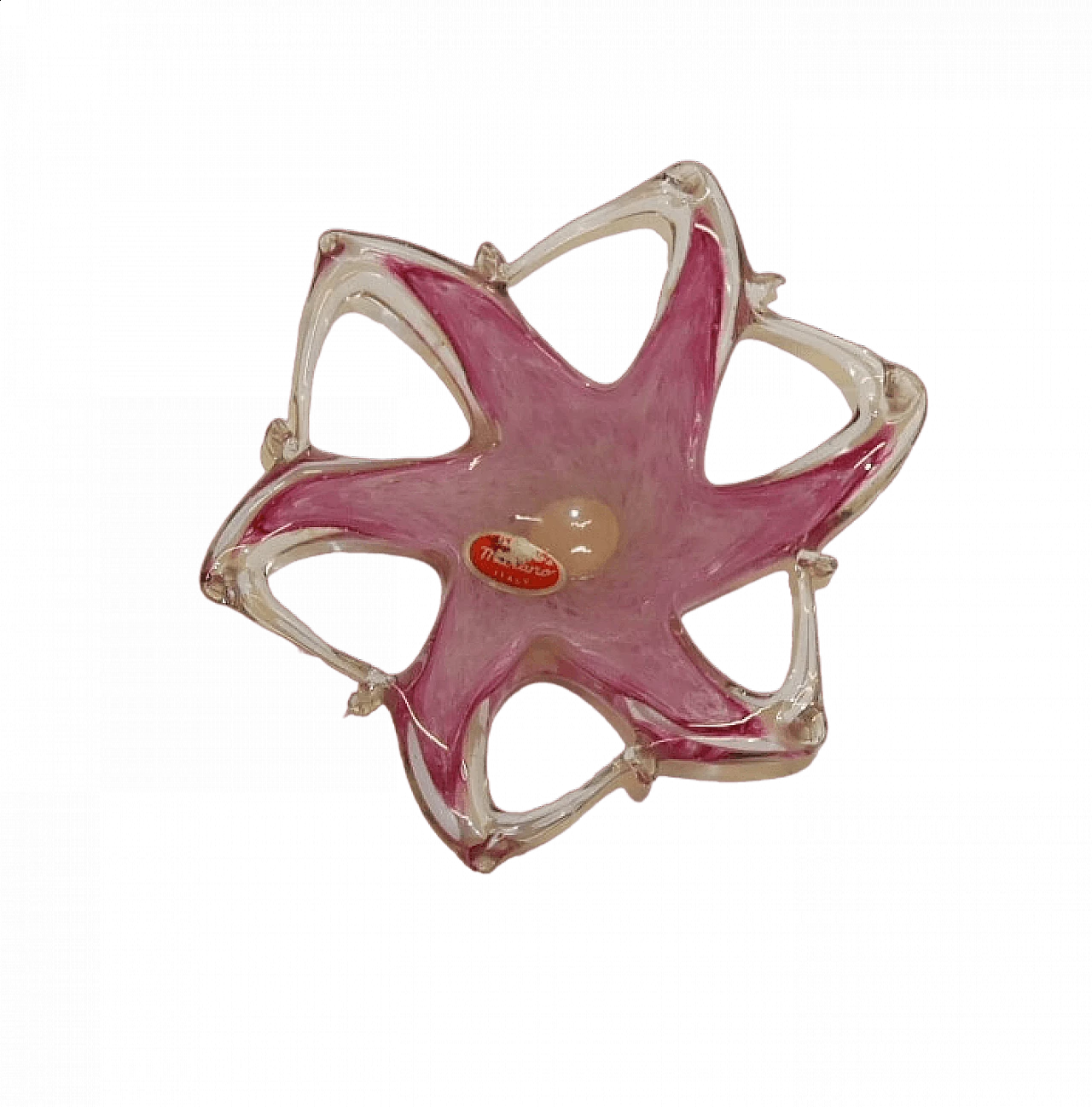 Coloured Murano glass ashtray, 1970s 11