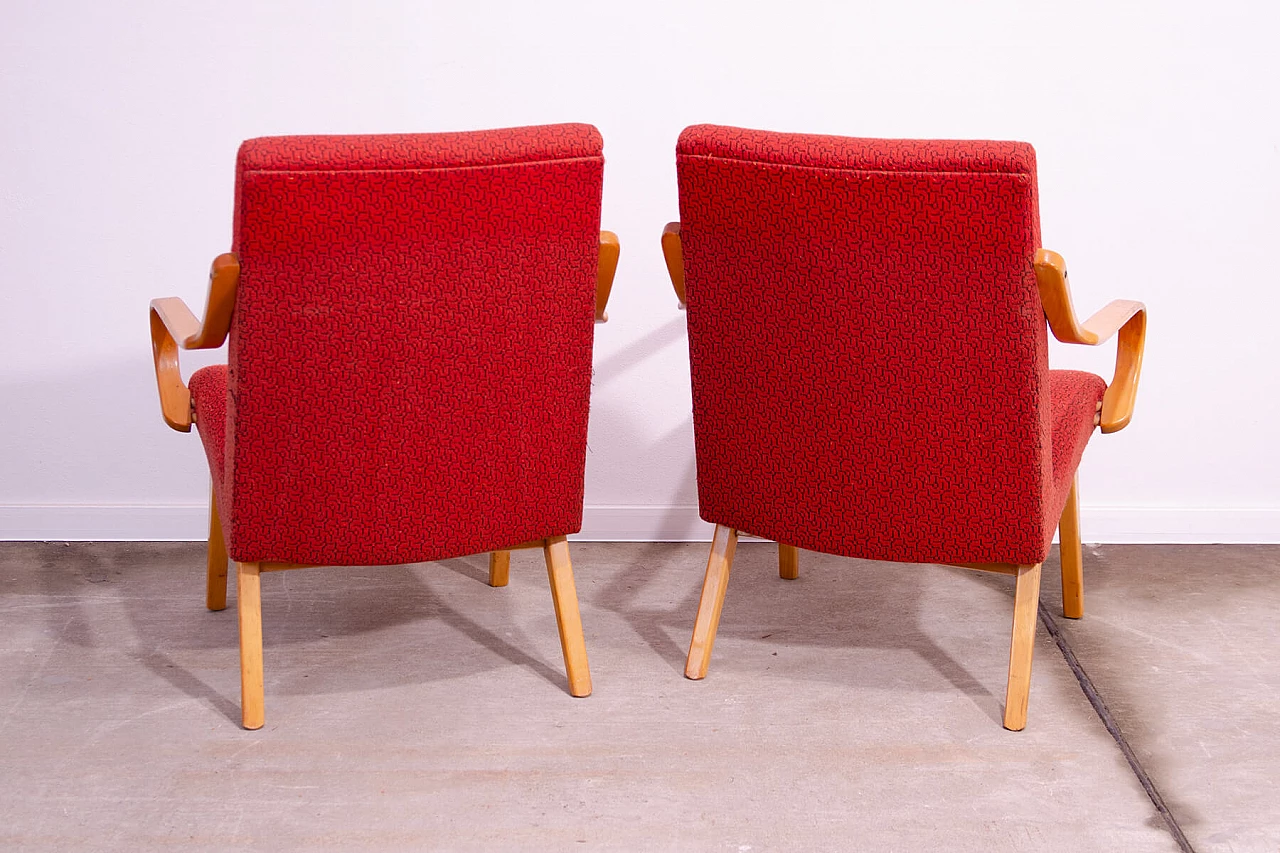 Pair of armchairs by Jaroslav Šmídek for Jitona, 1960s 15
