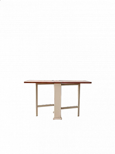 Folding table with teak top by Carl Malmsten, 1960s
