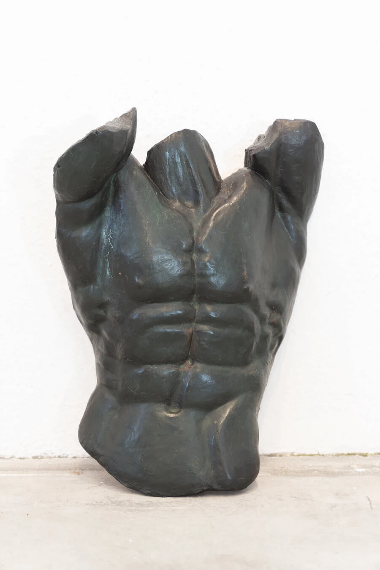 Strength and Fragility, terracotta bust, 1980s 4