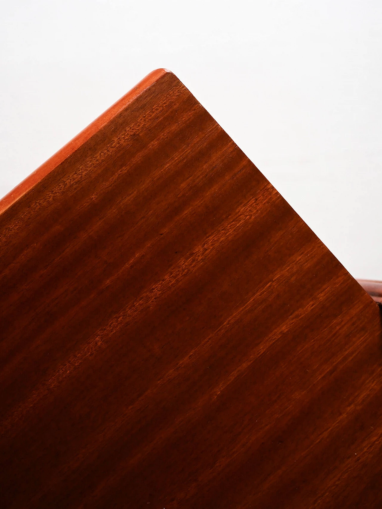 Mahogany bookcase with storage space and writing desk, 1960s 7