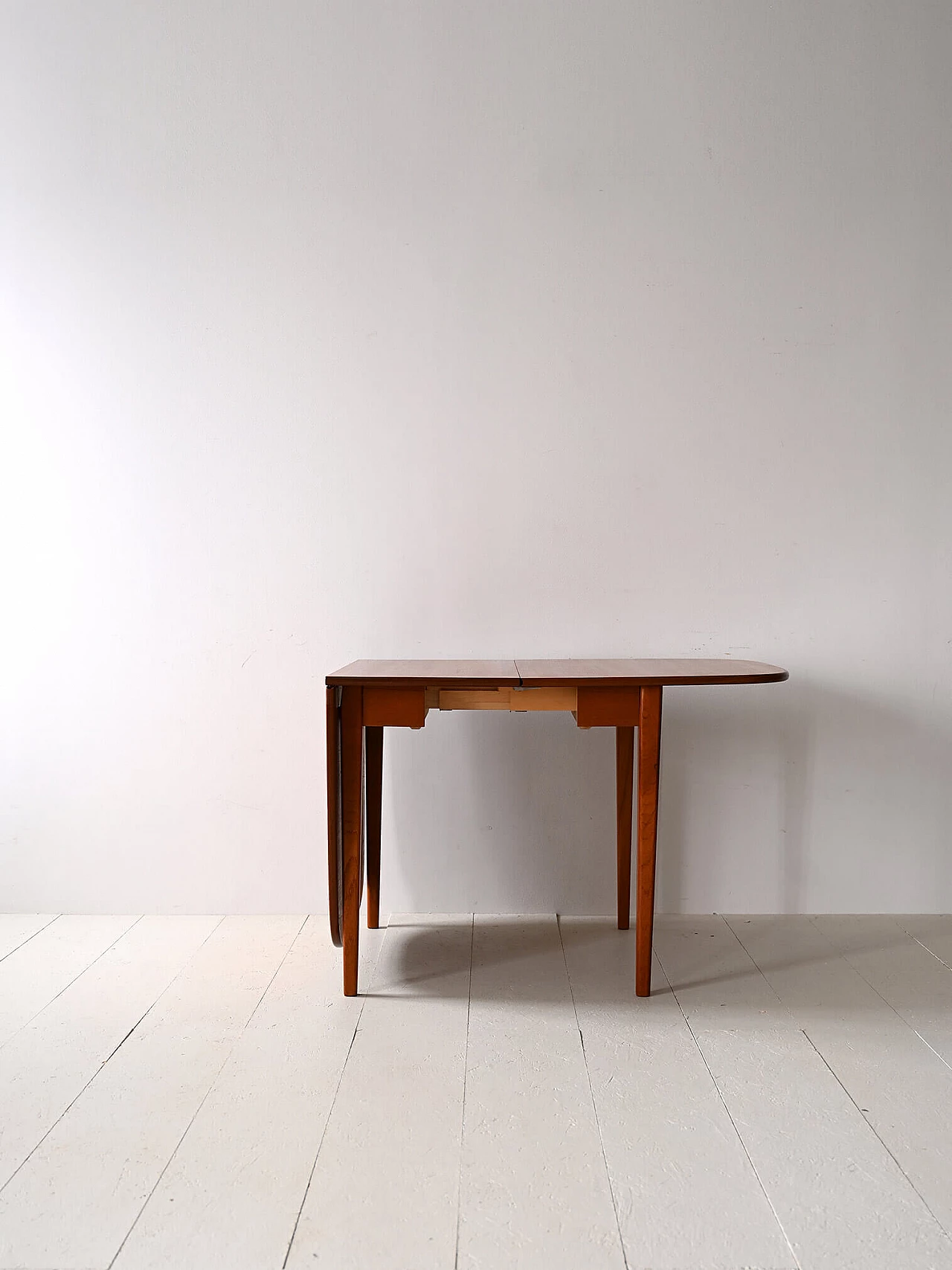 Scandinavian teak extendable table, 1970s 3