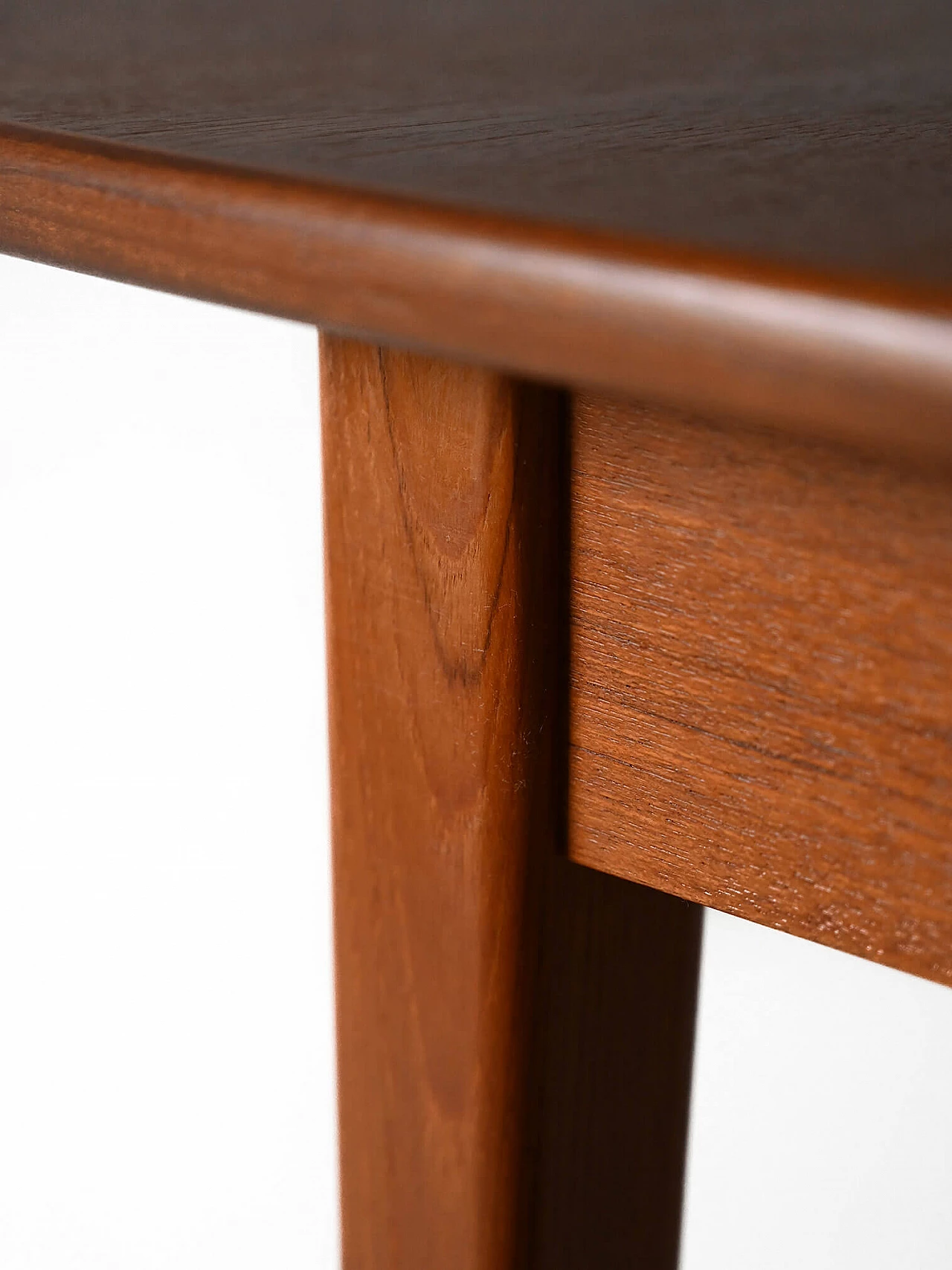 Scandinavian teak extendable table, 1970s 9