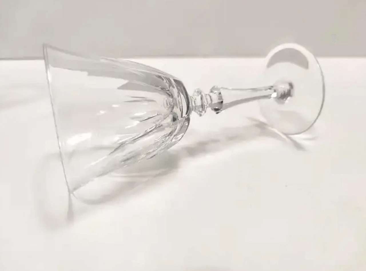 6 Champagne Coupe in Baccarat crystal, 1960s 4