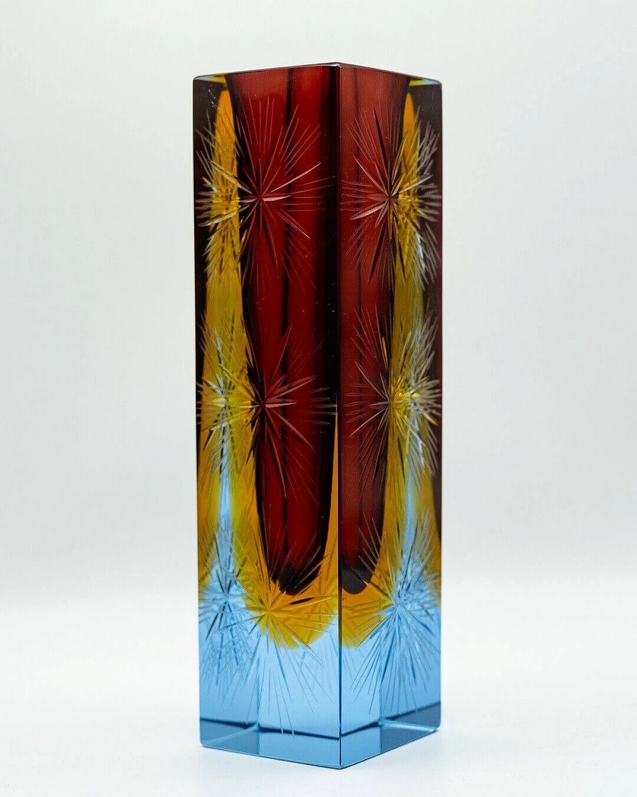 Murano glass vase by Flavio Poli for Archimede Seguso, 1970s 1