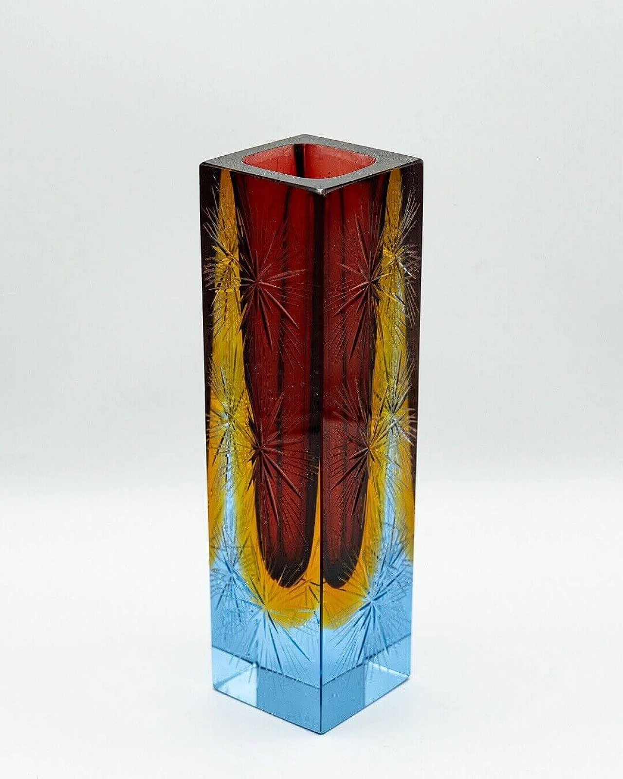 Murano glass vase by Flavio Poli for Archimede Seguso, 1970s 2