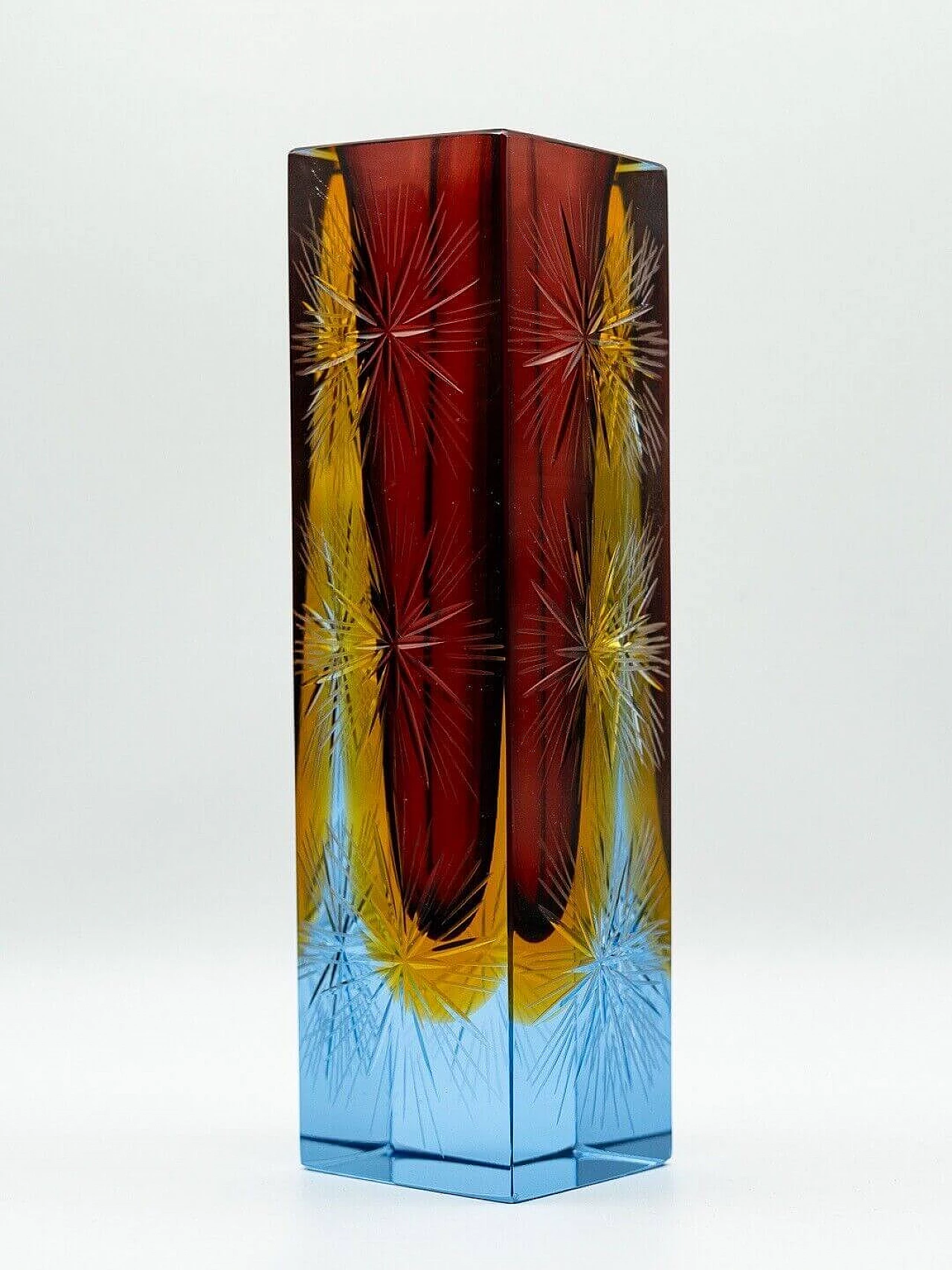 Murano glass vase by Flavio Poli for Archimede Seguso, 1970s 3