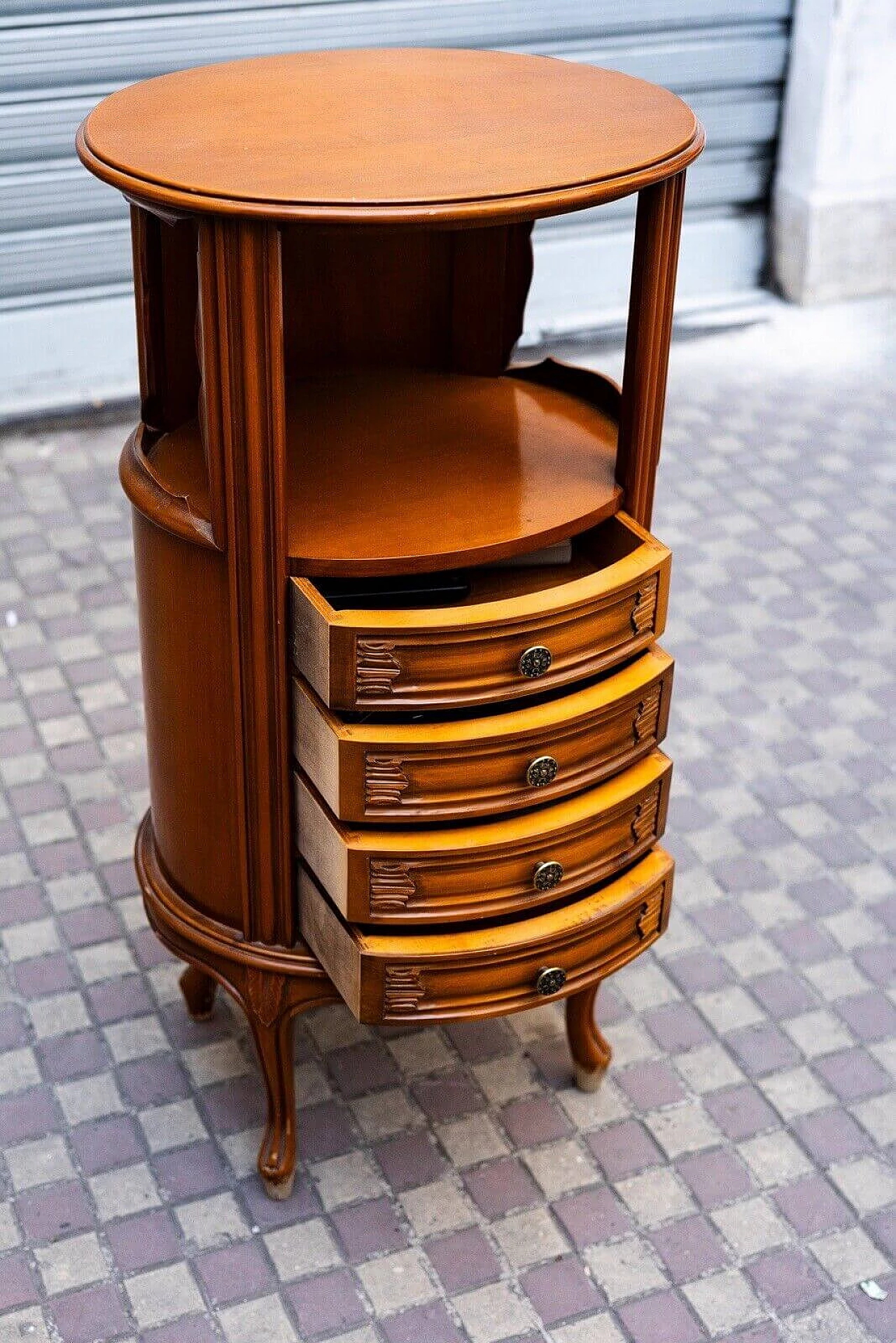 Art Nouveau wooden chest of drawers by Ebanisteria di Bassano, early 20th century 4