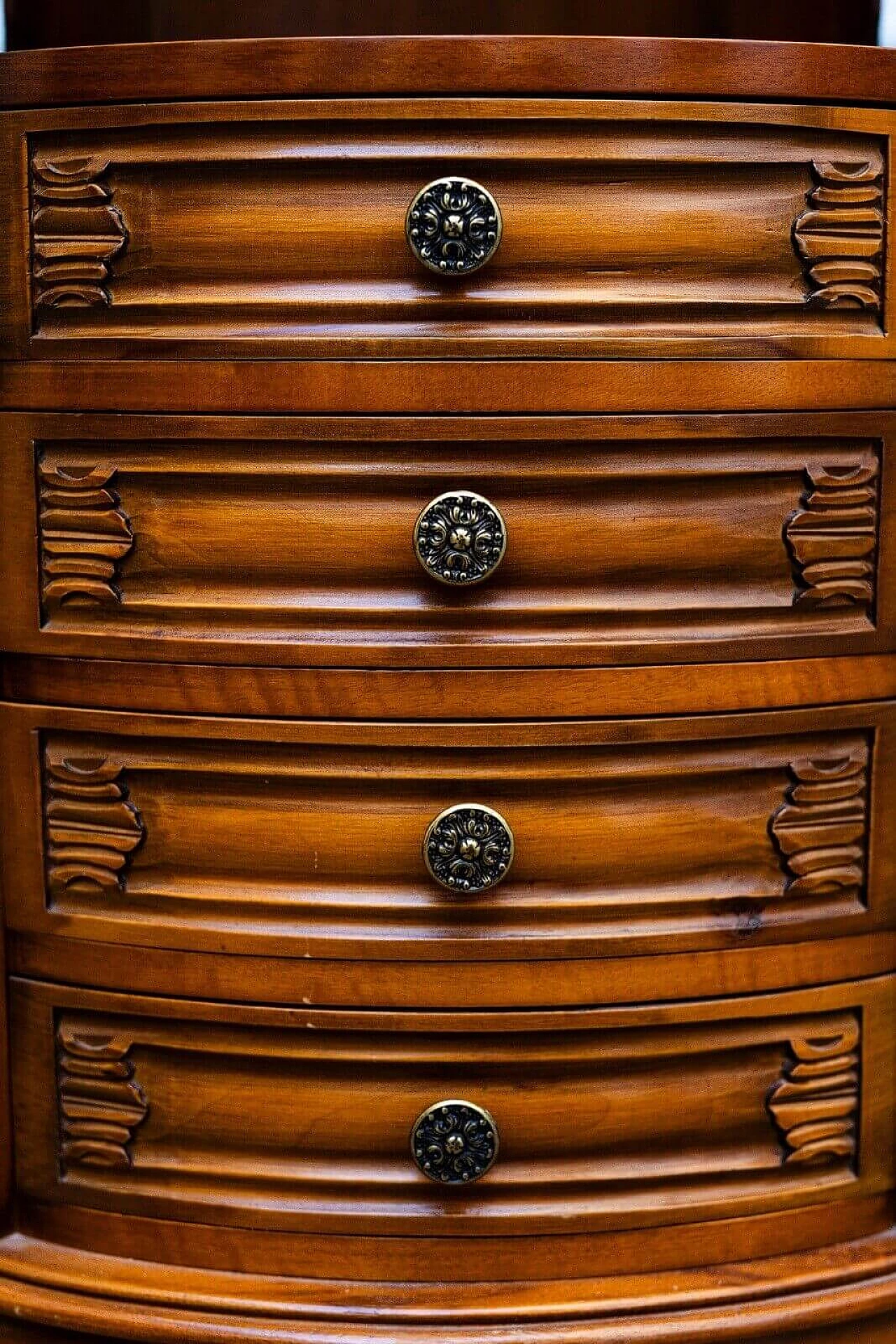 Art Nouveau wooden chest of drawers by Ebanisteria di Bassano, early 20th century 7
