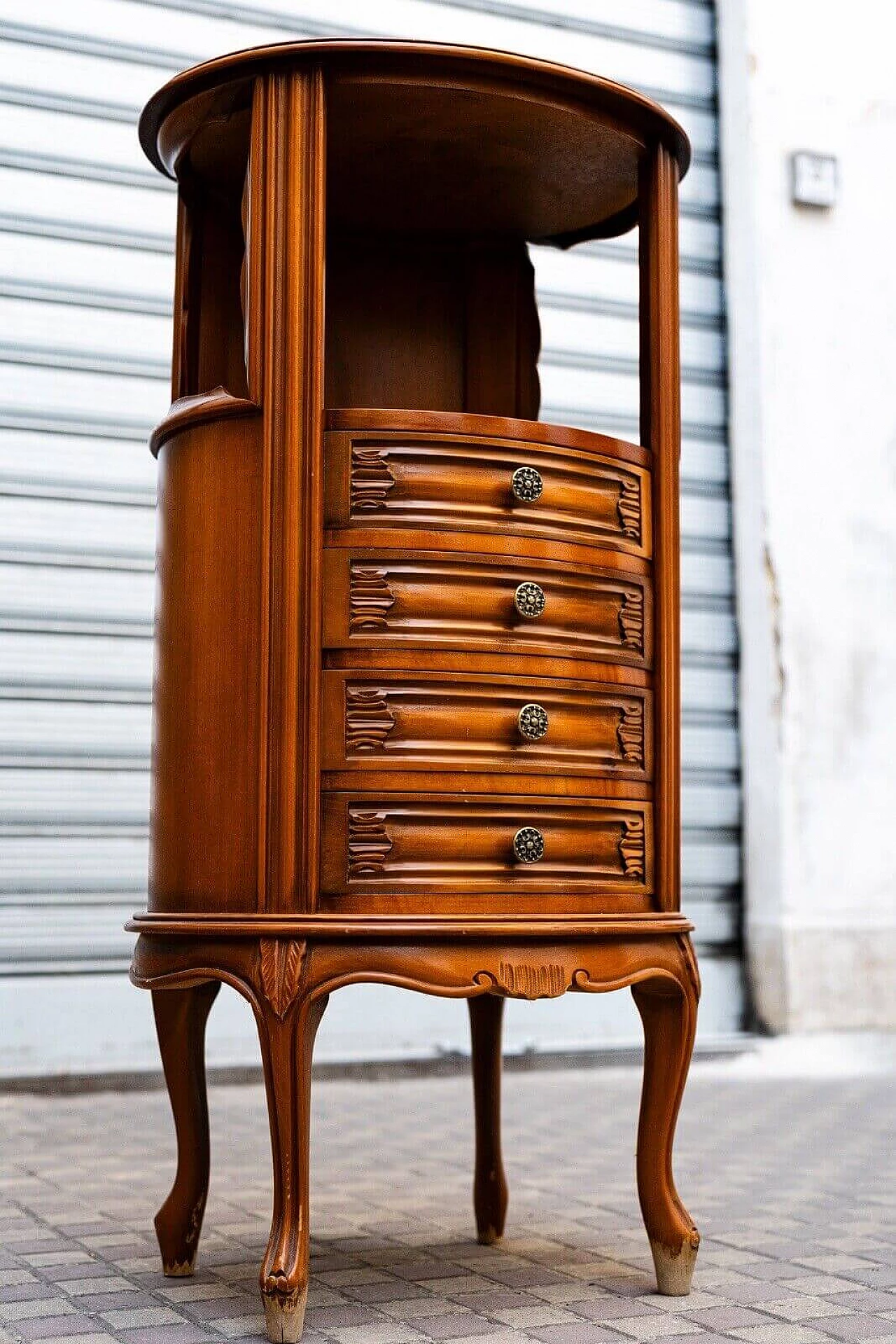 Art Nouveau wooden chest of drawers by Ebanisteria di Bassano, early 20th century 8