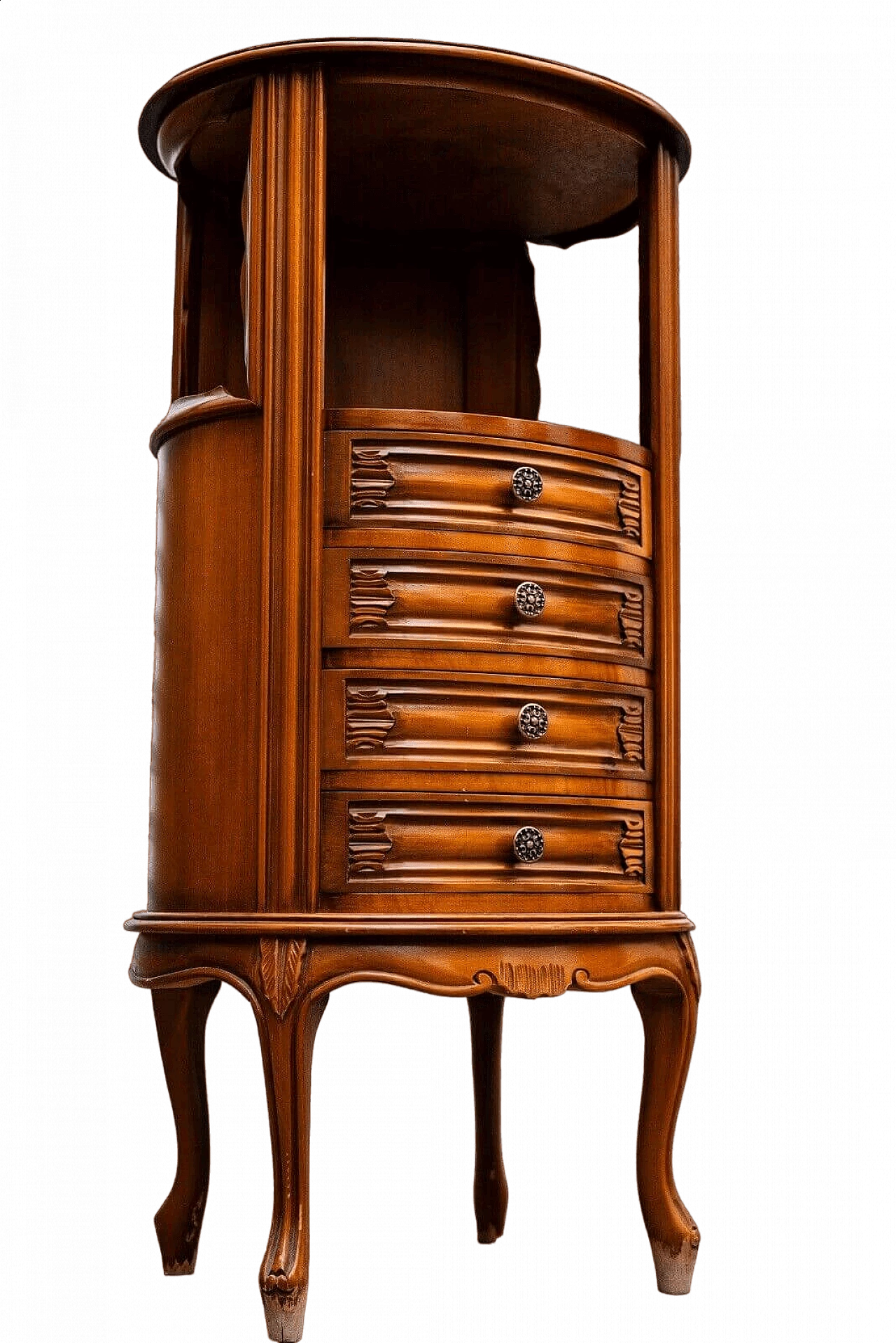 Art Nouveau wooden chest of drawers by Ebanisteria di Bassano, early 20th century 10