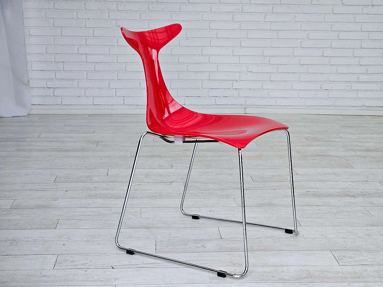 4 Delfy chairs by Gino Carollo for Ciacci Kreaty, 1990s 5