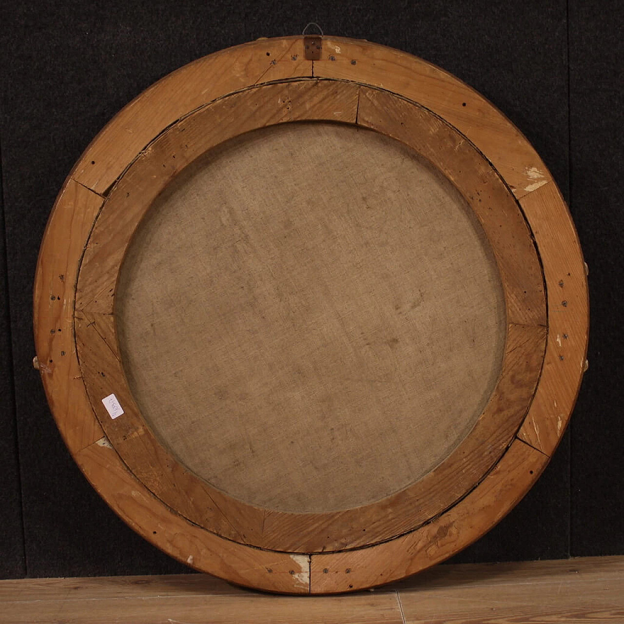 Christ and the Samaritan Woman at the Well, round painting, early 19th century 11