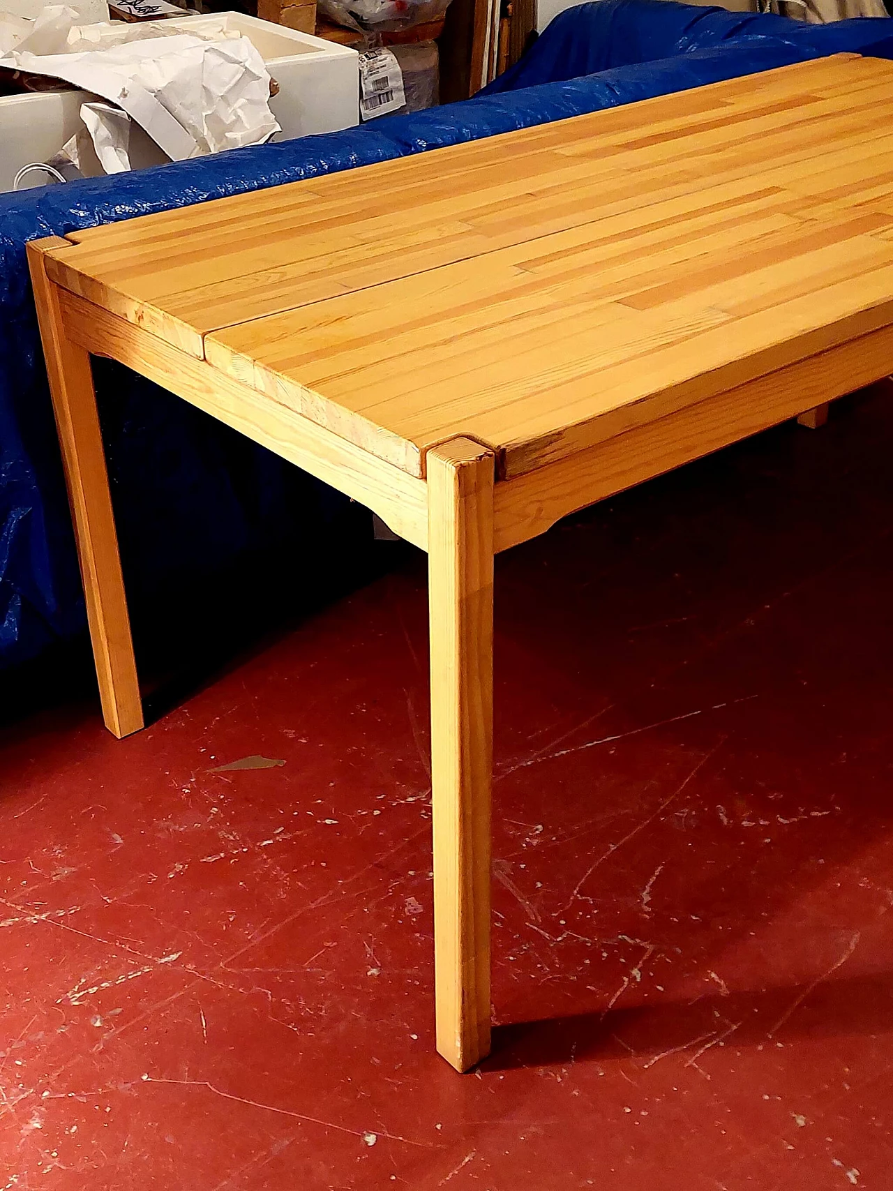 Wooden table by Ilmari Tapiovaara for Laukaan Puu, 1960s 10