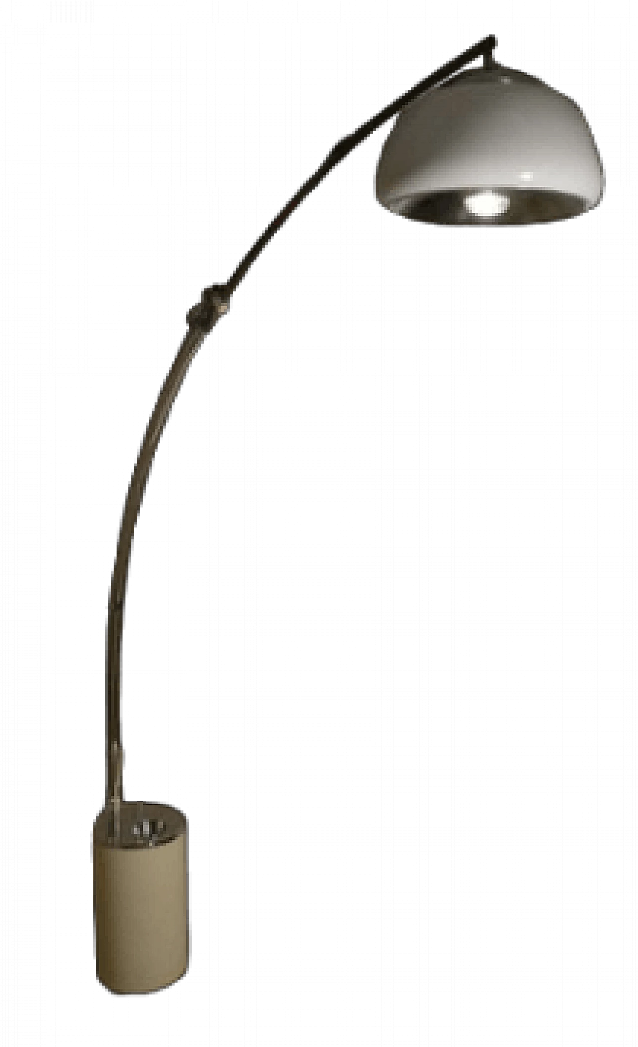 Steel and acrylic glass arc floor lamp, 1960s 27