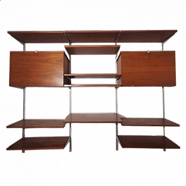 CSS wall-mounted bookcase by Nelson for De Padova, 1980s