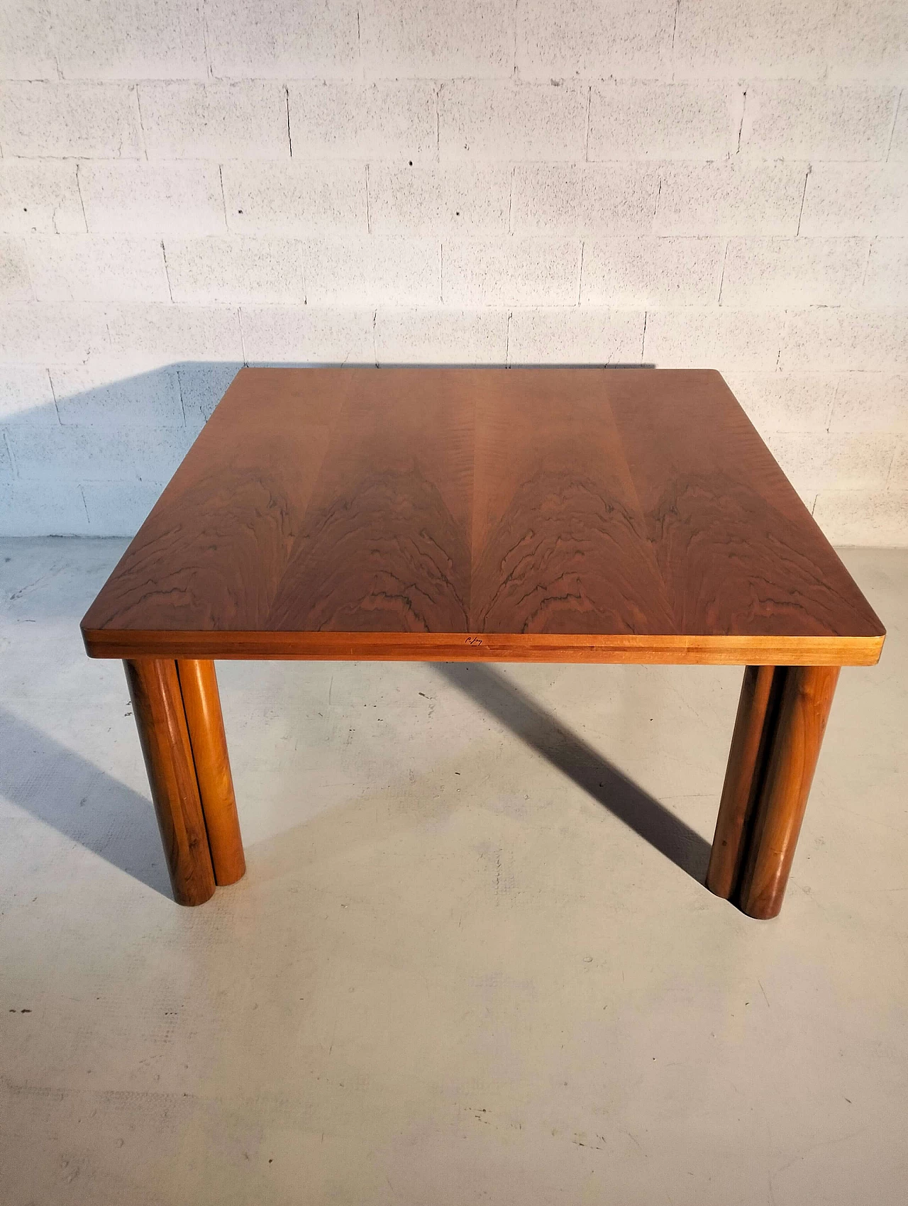 Scuderia dining table by Carlo Scarpa for Bernini, 1970s 10