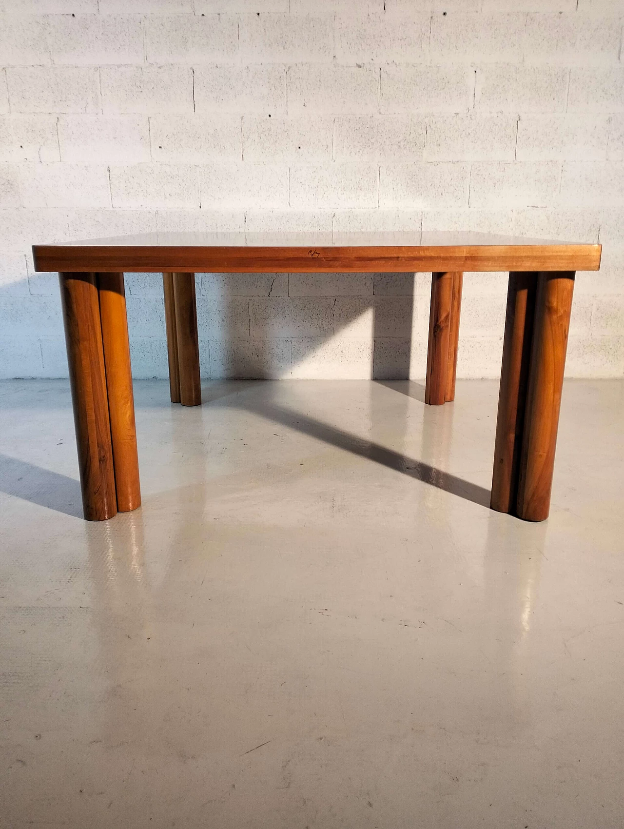 Scuderia dining table by Carlo Scarpa for Bernini, 1970s 13