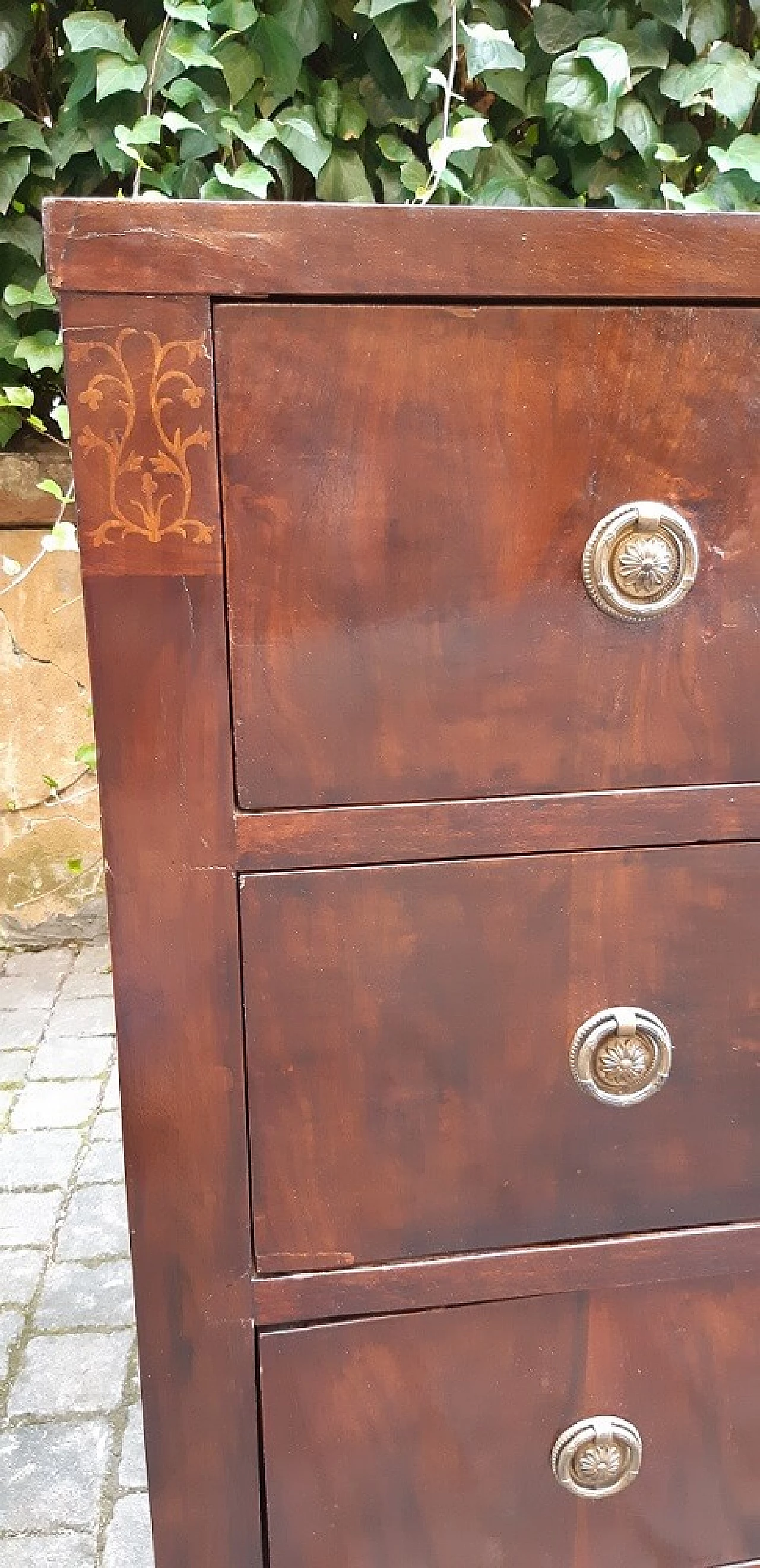 Louis XVI wooden chest of drawers, early 19th century 1