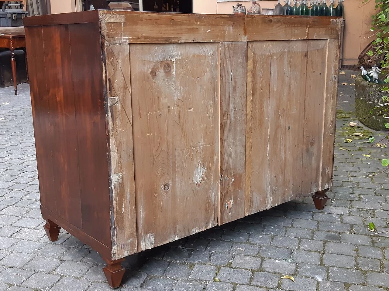 Louis XVI wooden chest of drawers, early 19th century 4