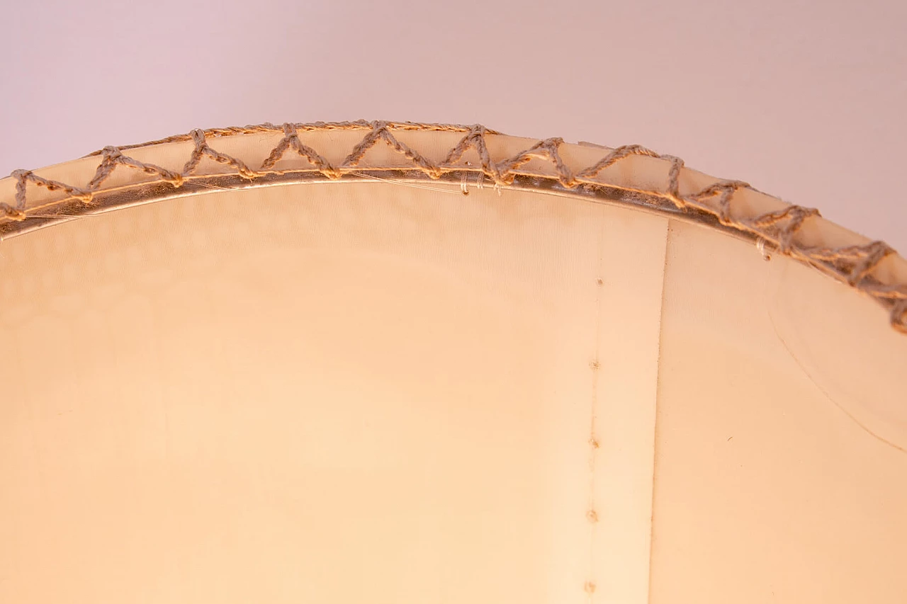 Beech floor lamp with fabric shade in Scandinavian style, 1970s 13