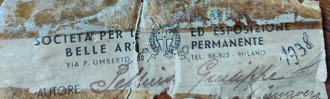 Primavera di G. Pessina, dipinto su tela, anni '30 1