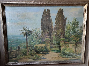 Spring by G. Pessina, painting on canvas, 1930s