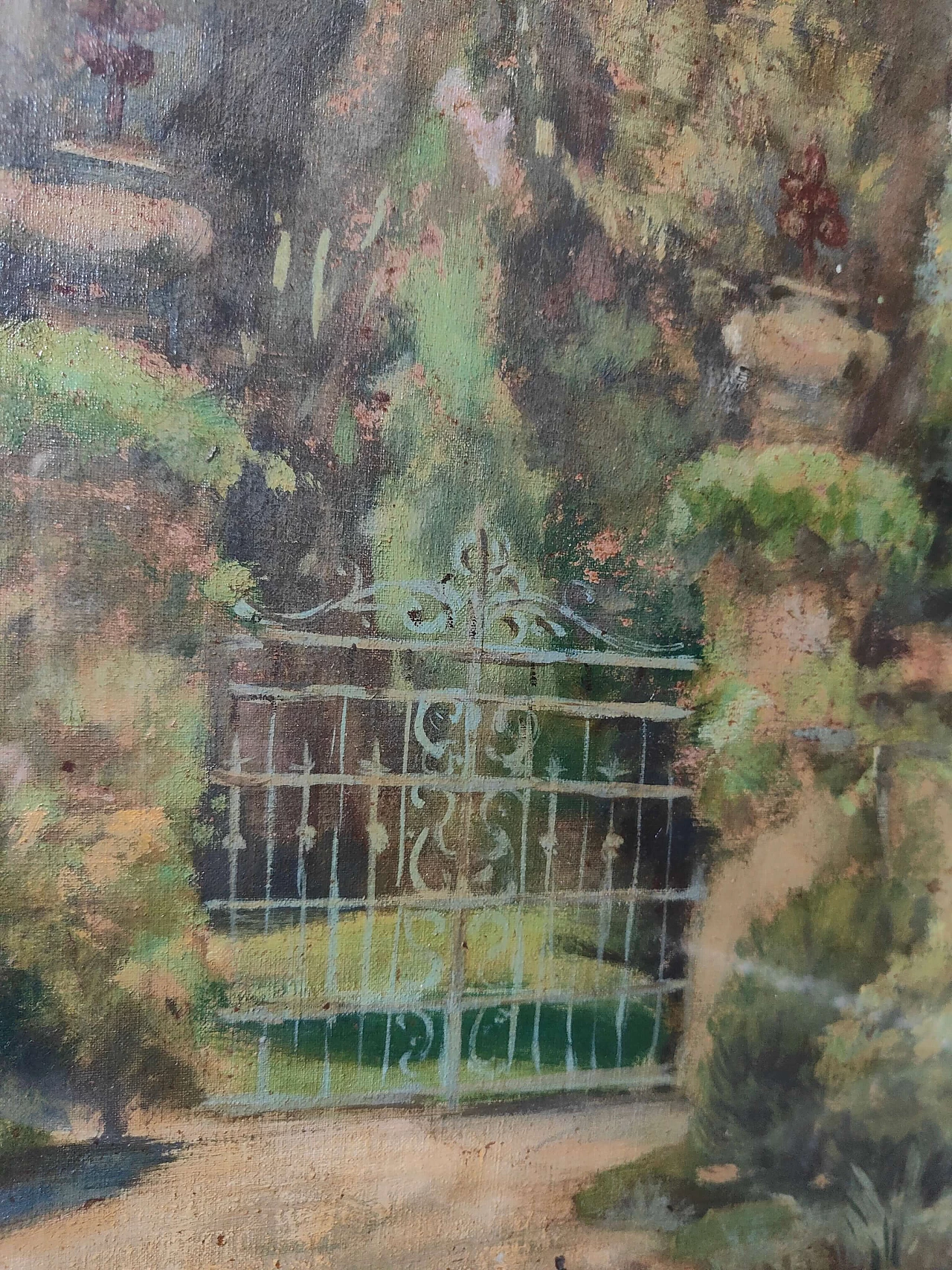 Primavera di G. Pessina, dipinto su tela, anni '30 4