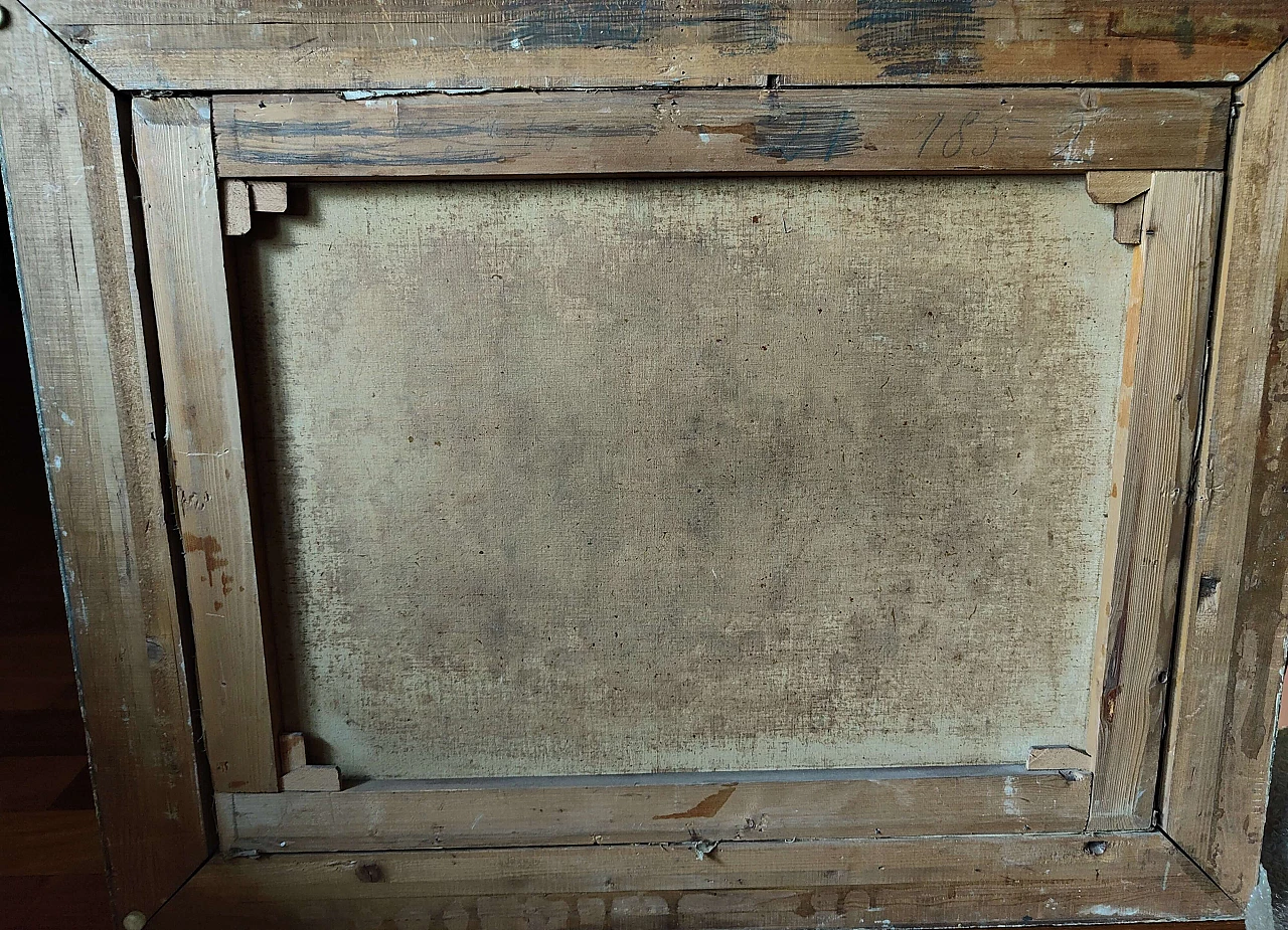 Primavera di G. Pessina, dipinto su tela, anni '30 5