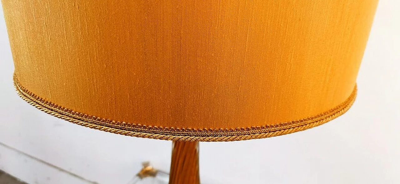 Gilded Murano glass table lamp, 1960s 6