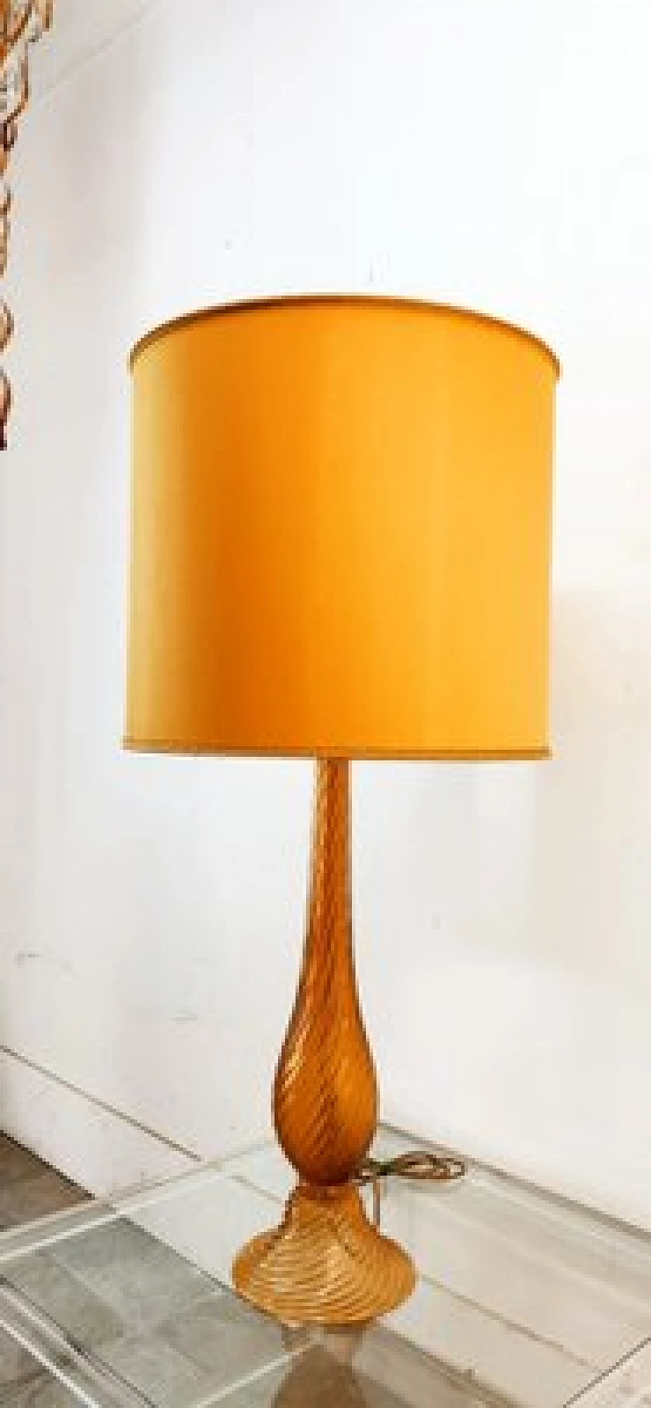Gilded Murano glass table lamp, 1960s 19