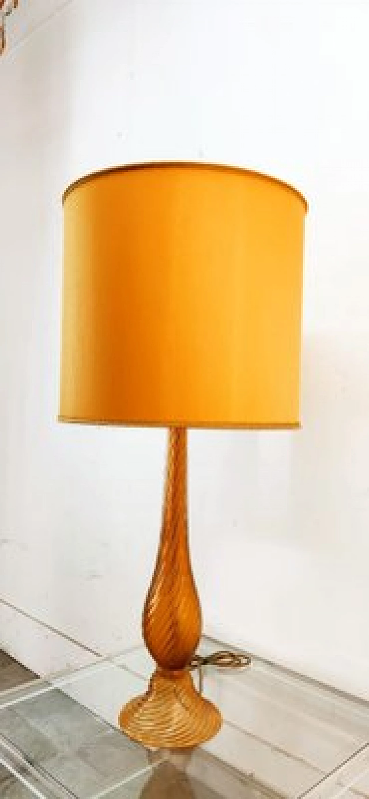 Gilded Murano glass table lamp, 1960s 20