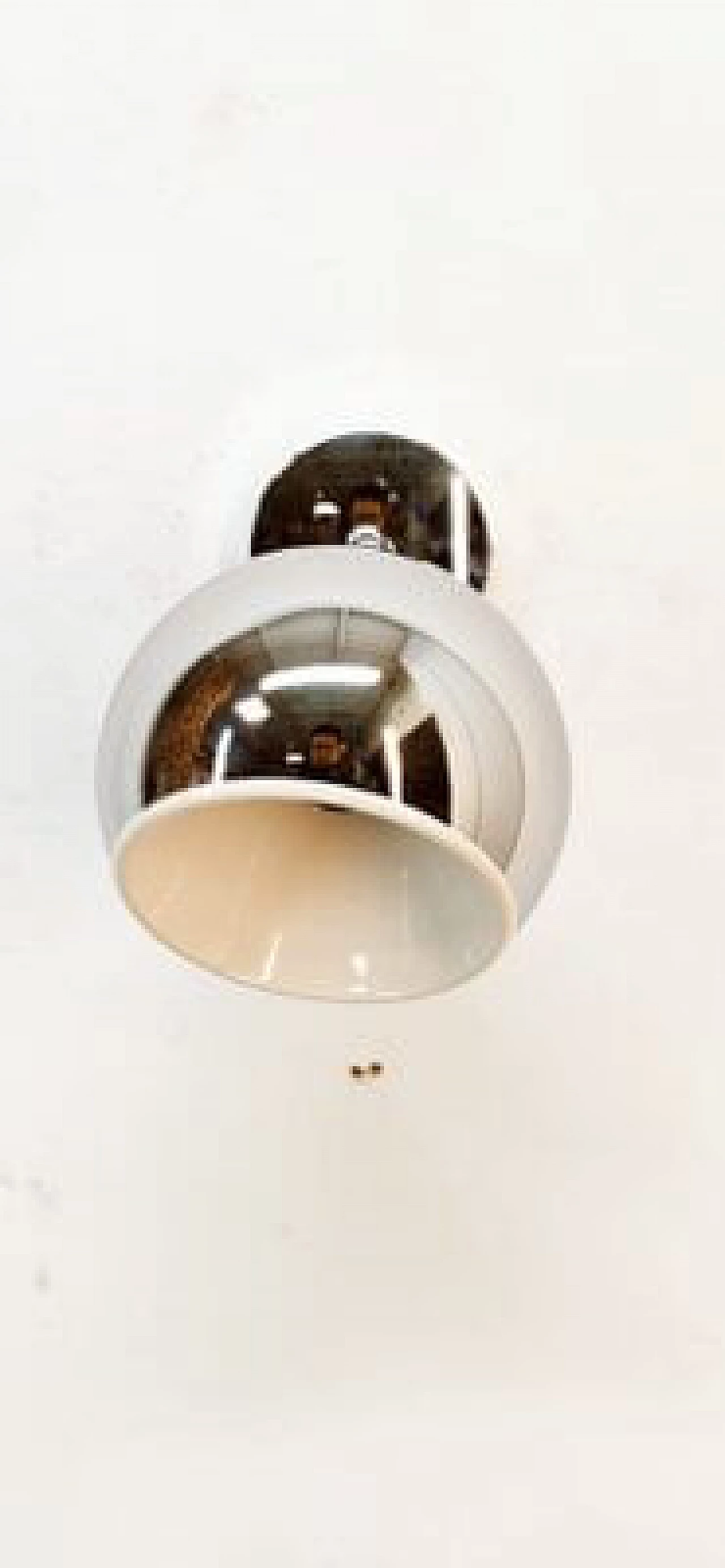 Adjustable steel wall light, 1970s 5