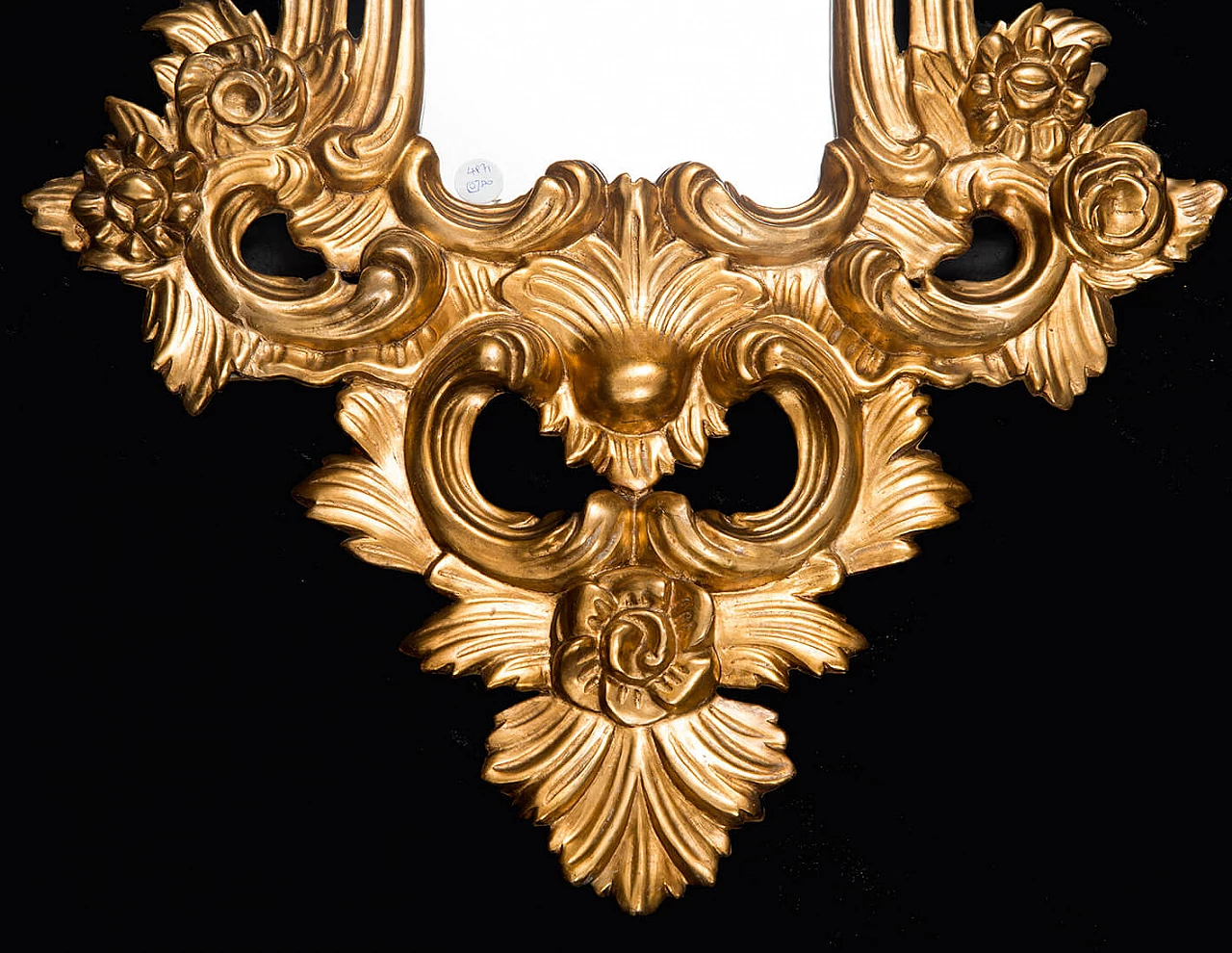 Coppia di specchiere Napoleone III in legno dorato e intagliato, '800 2