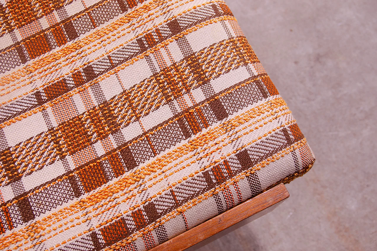 Divano letto cecoslovacco in legno impiallacciato frassino, anni '70 8