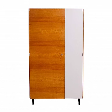 Ash and plywood wardrobe by UP Závody, 1960s