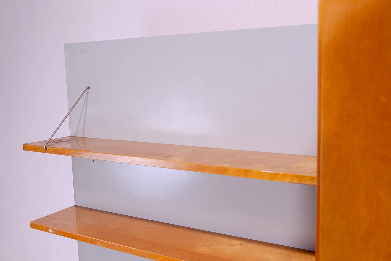 Parete attrezzata in faggio, frassino e compensato di UP Závody, anni '60 6