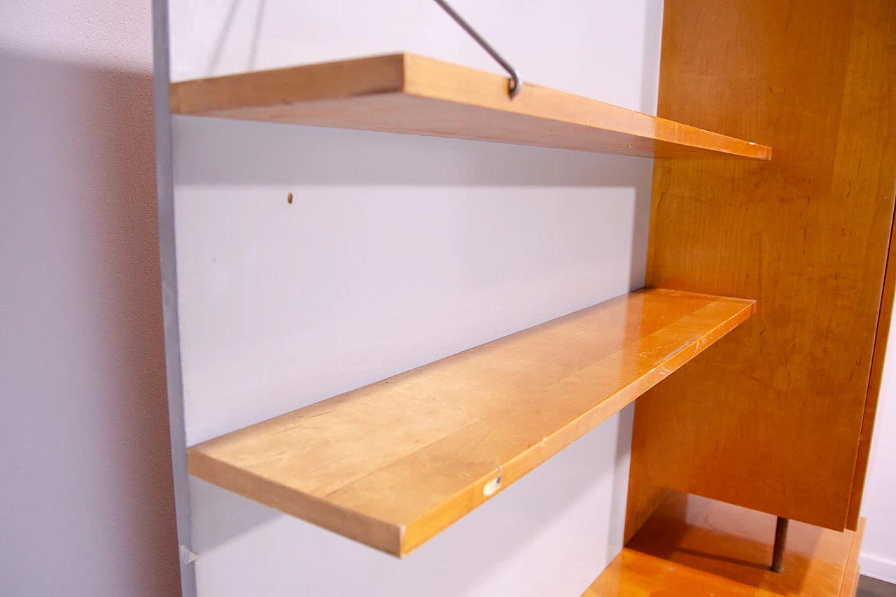 Parete attrezzata in faggio, frassino e compensato di UP Závody, anni '60 8