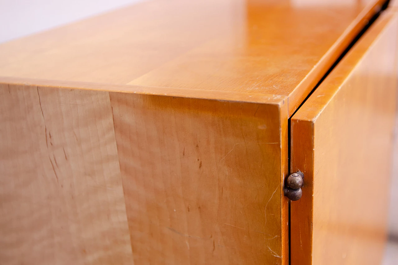 Parete attrezzata in faggio, frassino e compensato di UP Závody, anni '60 11